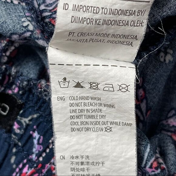 COTTON ON women's lightweight floral print jogger pants size L - Picture 14 of 14